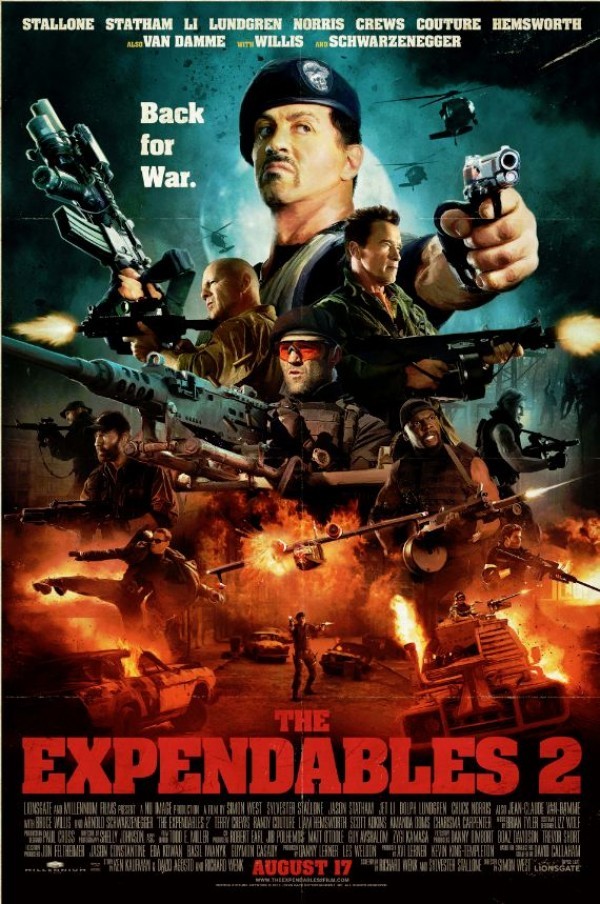 The Expendables 2 movie poster